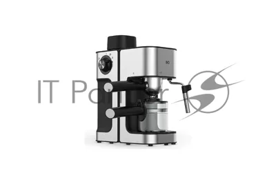 Кофеварка рожковая BQ CM4000 cтальной-черный, исп. кофе - молотый, 0.24 л, 800 Вт, 4 бар