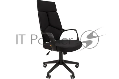 Кресло Chairman 525 черный, ткань, 120 кг