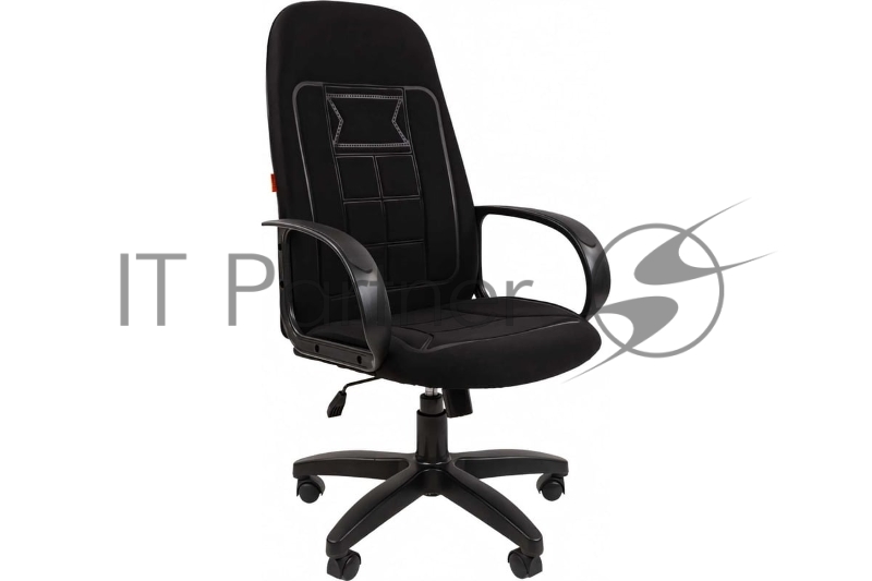 Кресло Chairman 727 черный, ткань, 120 кг
