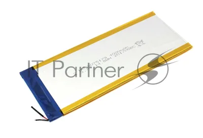 Аккумулятор Li-Pol (батарея) 3x75x179 мм 3pin 3.7V/4000mAh