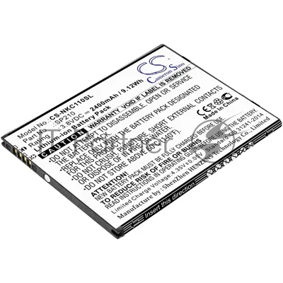 Аккумулятор CameronSino CS-NKC110SL SP210 для Nokia C1 Plus 3.8V, 2400mAh, 9.12Wh