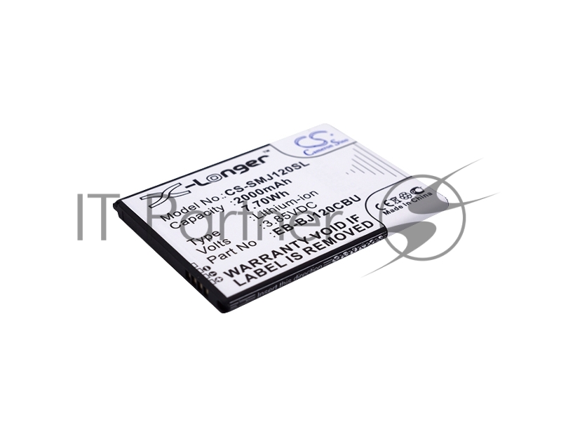 Аккумулятор CameronSino CS-SMJ120SL EB-BJ120BBE для Samsung Galaxy J1 SM-J120F 3.85V, 2000mAh, 7.70Wh
