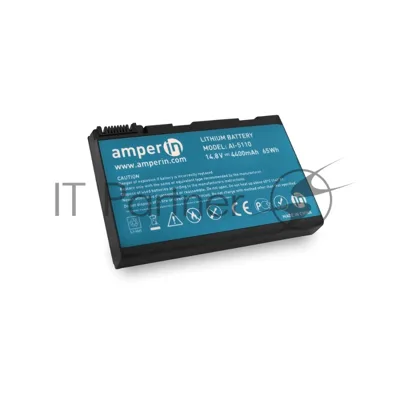Аккумуляторная батарея Amperin для ноутбука Acer Aspire 3690/5110/5680 14.8V 4400mAh (65Wh) AI-5110