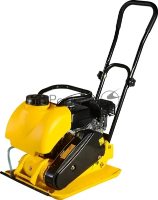 Виброплита бензиновая Huter VP-90W 3.6 л, 4800 Вт, 6.5 л.с, 25 кН, подошва 580x500 мм, 1050 м²/ч
