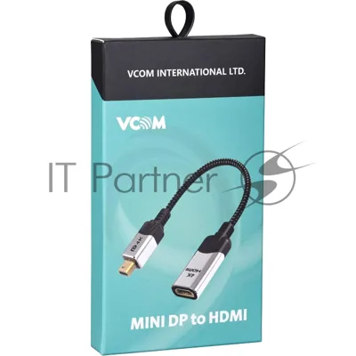 Адаптер miniDisplayPort(M) ---> HDMI(F) 0.15m 4K@60Hz VCOM