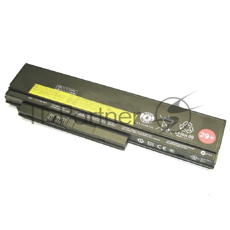 Аккумуляторная батарея для ноутбука Lenovo ThinkPad X220 5600mAh черный