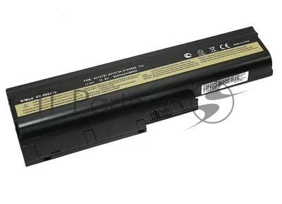 Аккумуляторная батарея для ноутбука Lenovo ThinkPad T60, T60p, T61 10.8V 5200mAh OEM черный