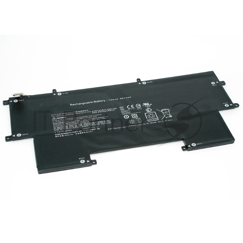 Аккумуляторная батарея для ноутбука HP EliteBook Folio G1 7.7V 4820mAh