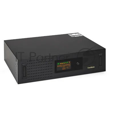 Источник бесперебойного питания ExeGate ServerRM UNL-3000.LCD.AVR.2SH.3C13.USB.3U / 3000 ВА / 1800 Вт / 2 x CEE 7 (евророзетка), 3 x IEC 320 C13