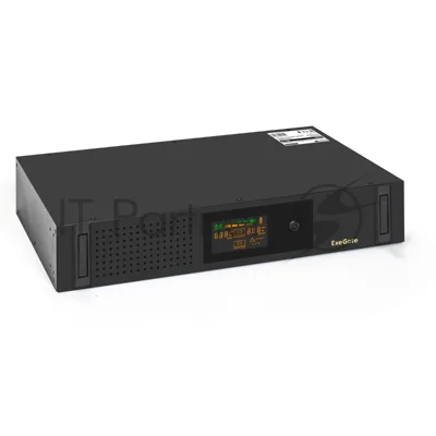 Источник бесперебойного питания ExeGate ServerRM UNL-800.LCD.AVR.2SH.3C13.USB.2U / 800 ВА / 480 Вт / 2 x CEE 7 (евророзетка), 3 x IEC 320 C13