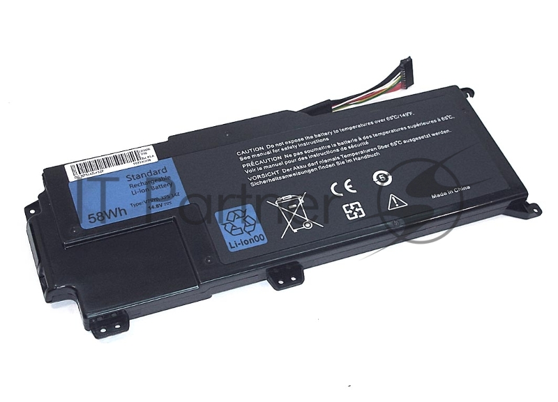 Аккумуляторная батарея для ноутбука Dell XPS 14Z 14.8V 58Wh черный OEM