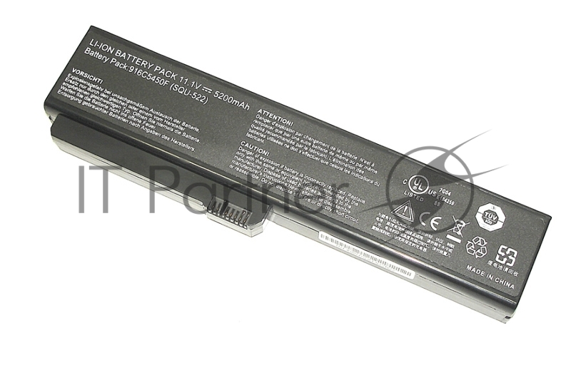 Аккумуляторная батарея для ноутбука Fujitsu Siemens Amilo Si1520 5200mAh SQU-522 OEM черный