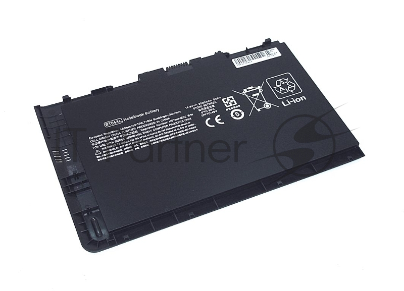 Аккумуляторная батарея для ноутбука HP EliteBook Folio 9470m 14.8V 3500mAh OEM черный