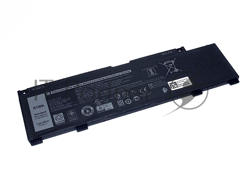 Аккумуляторная батарея для ноутбука Dell G3 15 3590 (266J9) 11.4V 4255mAh