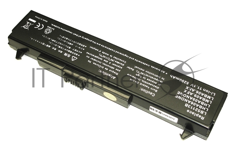 Аккумуляторная батарея для ноутбука LG E300, GS50, LE50, LM 11.1V 5200mAh LB52113B OEM черная