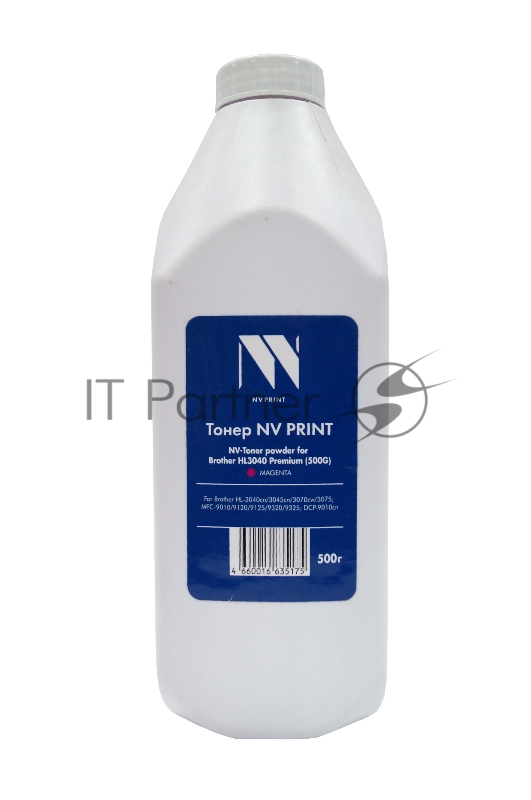 Тонер NVPrint Brother (500г) Magenta для HL-3040cn, 3045cn, 3070cw, 3075; MFC-9010, 9120, 9125, 9320, 9325; DCP-9010cn Premium