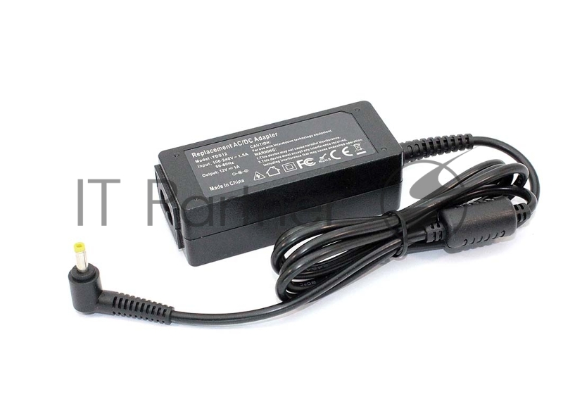 Блок питания для монитора и телевизора LCD 12V 1A 4.0x1.7мм OEM