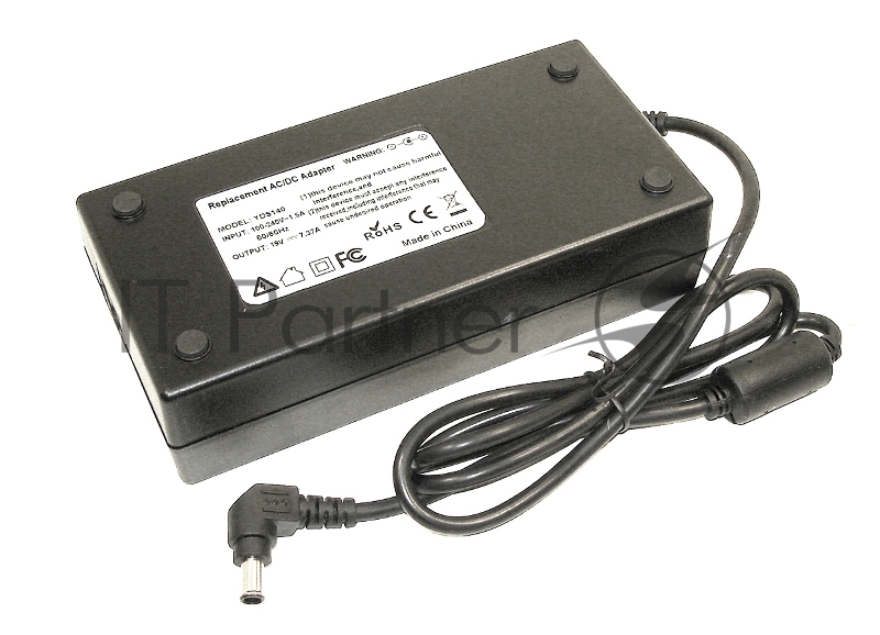 Блок питания для монитора и телевизора LCD 19V 7.37A 140W (6.5x4.4мм) OEM