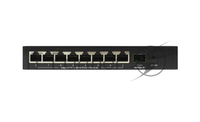Коммутатор ORIGO OS1209P/80W/A1A, 8×100 Мбит/с PoE + 1×1 Гбит/с SFP, неуправляемый