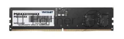 Оперативная память Patriot Signature, DDR5, 32GB (1x32 GB), 5600 MHz, CL46, DIMM