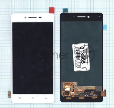 Дисплей для OPPO R7 белый