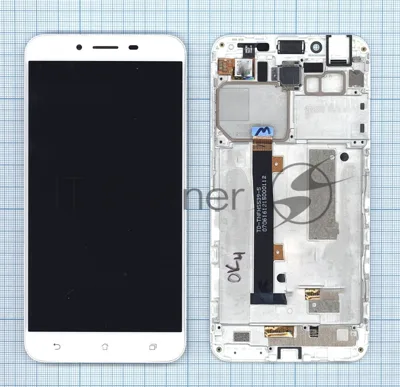 Дисплей для Asus ZenFone 3 Max ZC553KL белый с рамкой