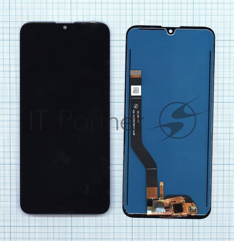 Дисплей для Huawei Y7 2019 черный