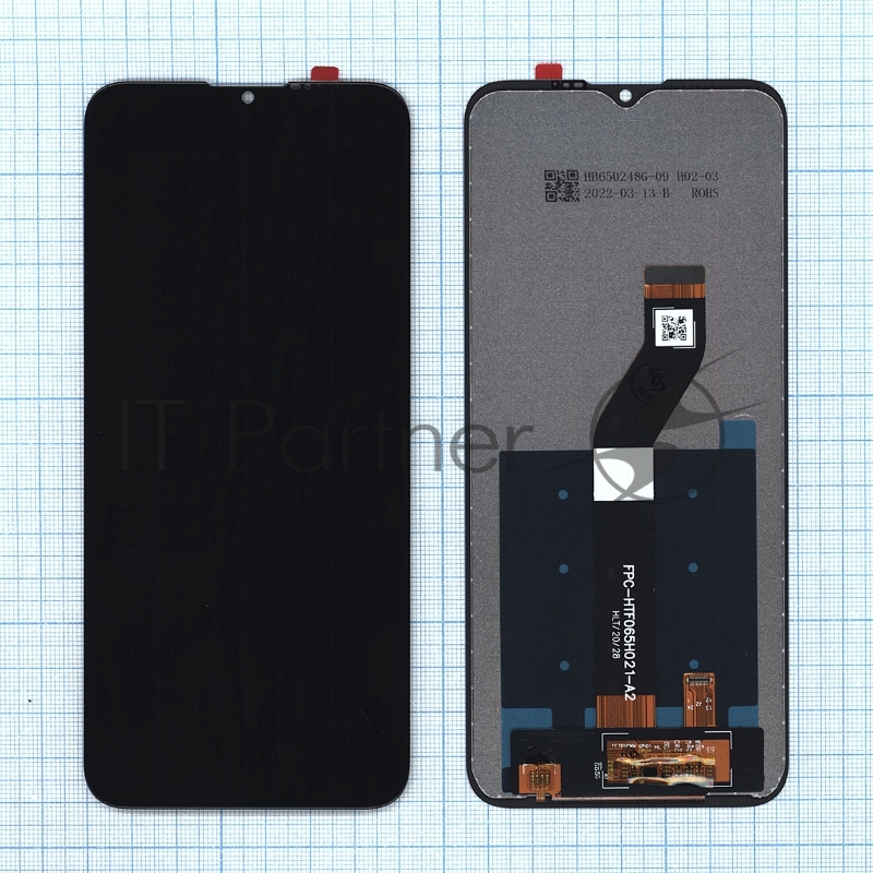 Дисплей для Motorola G8 Power Lite черный