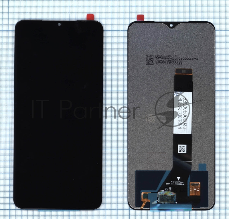 Дисплей для Xiaomi Poco M3, Redmi 9T (IPS) черный