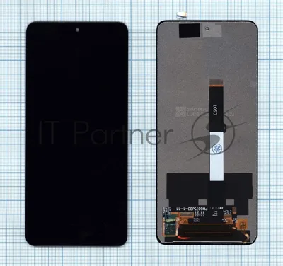 Дисплей для Xiaomi Poco X3 черный