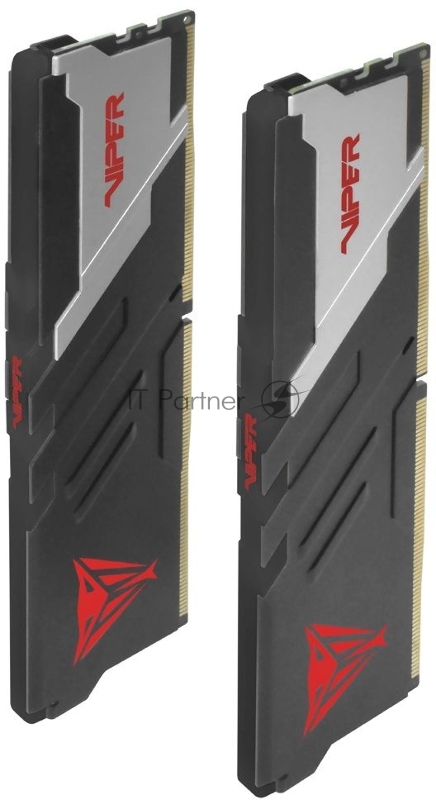 Оперативная память Patriot Viper Venom, DDR5, 32GB (2x16GB), 7400MHz, CL36, DIMM, с радиаторами, черный
