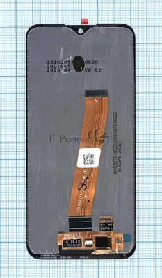 Дисплей для Samsung Galaxy A01 SM-A015F (широкий разъем) черный