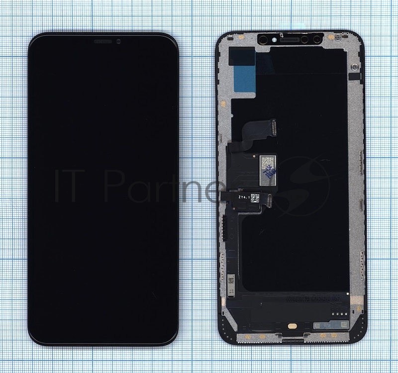 Дисплей для Apple iPhone XS MAX в сборе с тачскрином (OLED HE) черный