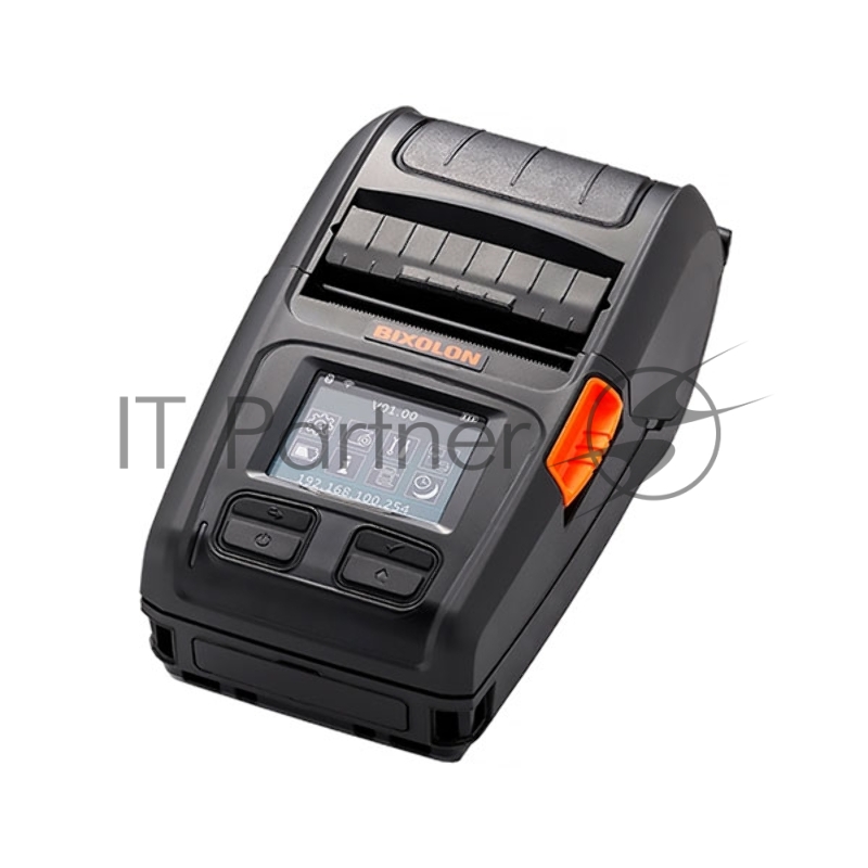 Принтер этикеток мобильный Bixolon XM7-20WDaK, 203 dpi, 152 мм/сек, RS232 (COM, Serial), USB, Wi-Fi, черный