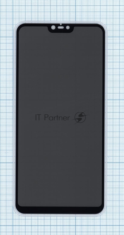 Защитное стекло Privacy "Анти-шпион" для Xiaomi Redmi Note 6