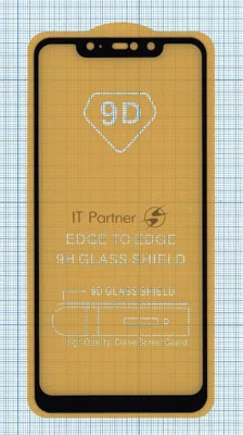 Защитное стекло "Полное покрытие" для Xiaomi Redmi Note 6 Pro черный
