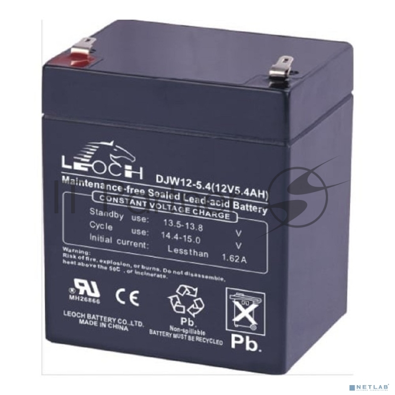 Аккумуляторная Батарея Leoch DJW12-5.4 F2 (12V 5,4Ah)