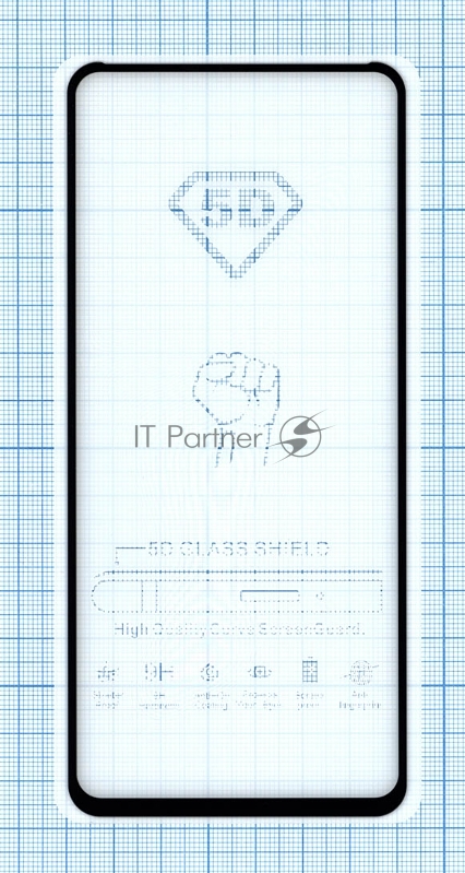 Защитное стекло "Полное покрытие" для Xiaomi Poco F2 Pro черный