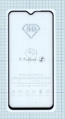 Защитное стекло "Полное покрытие" для Xiaomi Redmi Note 8 Pro