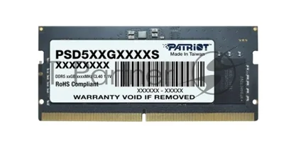 Оперативная память Patriot Signature, DDR5, 16GB (1x16 GB), 5600 MHz, CL46, SO-DIMM