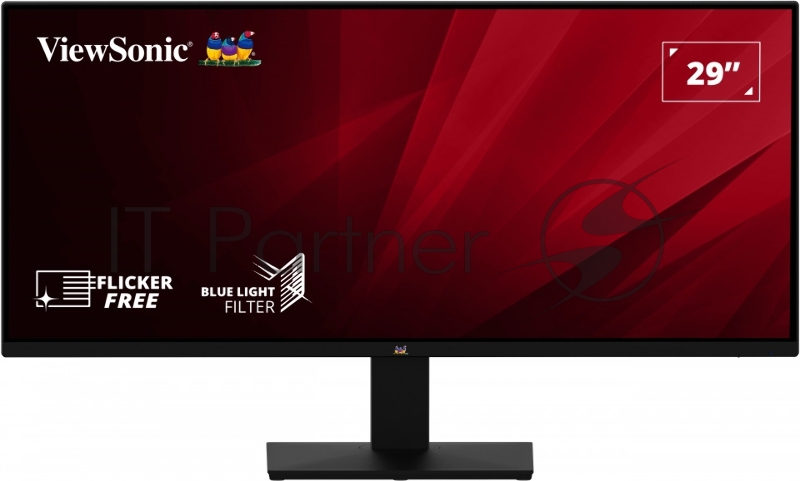 Монитор 29" ViewSonic VA2932-MHD IPS 2560x1080, 75 Гц, 5 мс, 21:9, 250 кд/м2, 1хHDMI, 1хDP, черный