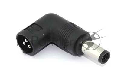 Переходник для ноутбуков Hp 7.4 pin 18.5V с 3-контактным разъемом