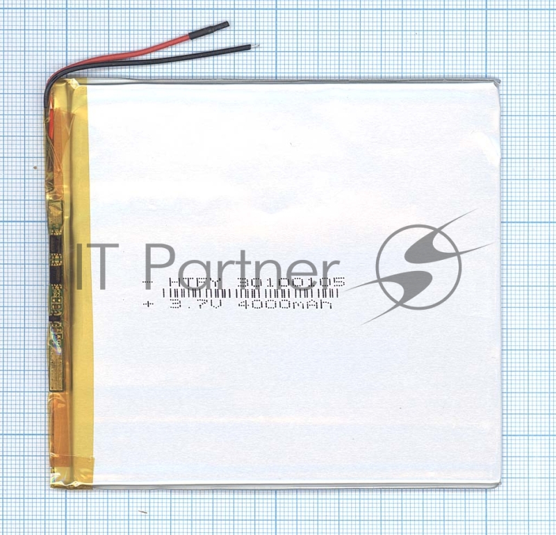 Аккумулятор Li-Pol (батарея) 3x100x105мм 2pin 3.7V/4000mAh