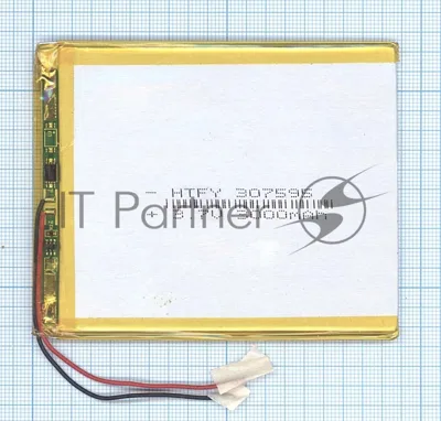 Аккумулятор Li-Pol (батарея) 3x75x95мм 2pin 3.7V/3000mAh