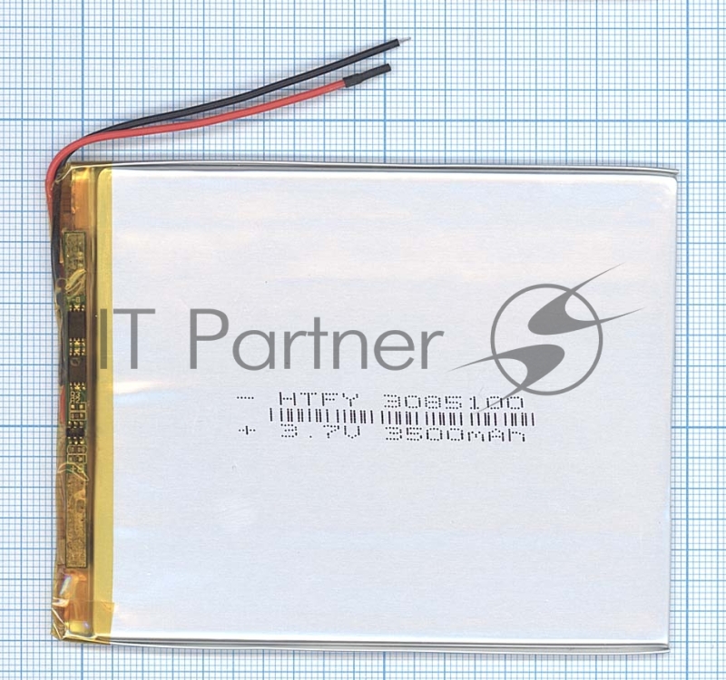Аккумулятор Li-Pol (батарея) 3x85x100мм 2pin 3.7V/3500mAh
