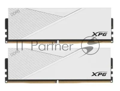 Оперативная память XPG Lancer, DDR5, 32GB (2x16GB), 6000MHz, CL30, DIMM, с радиаторами, белый