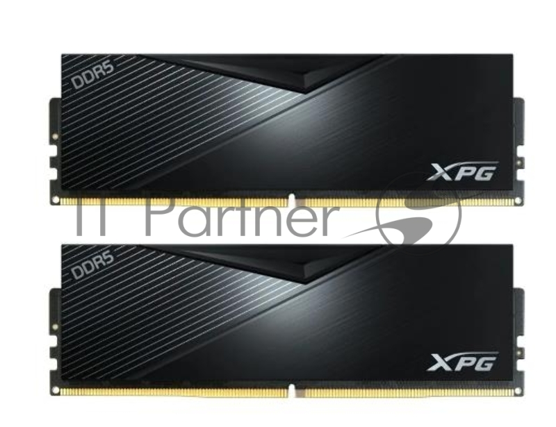 Оперативная память XPG Lancer, DDR5, 64GB (2x32GB), 6000MHz, CL30, DIMM, с радиаторами, черный