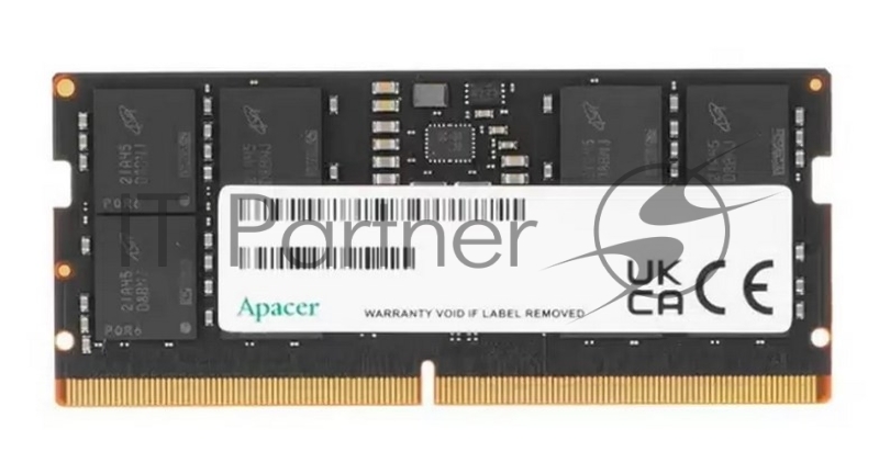 Оперативная память Apacer, DDR5, 16GB (1x16GB), 4800MHz, CL40, SO-DIMM