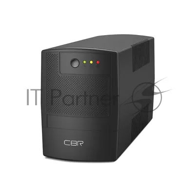 Источник бесперебойного питания CBR UPS-TWP-101EJ-650 / 650ВА / 390Вт, Schuko CEE 7 x2 outlets, USB Type-B, RJ11/45