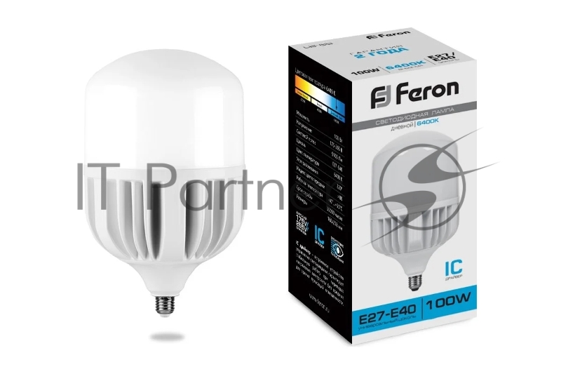 Лампа светодиодная Feron LB-65 100Вт Е27/Е40 дневной